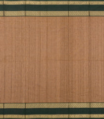 Oil Mustard Handloom Kanchi Cotton Saree With Horse Buttas-KC1760