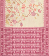 Yellow Printed Art Chanderi Saree With Jhalar-SY0016