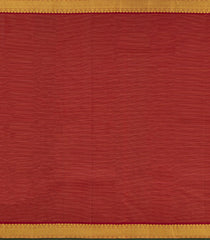 Maroon Handloom Kanchipuram Silk Saree With Zari Stripes-KA15299