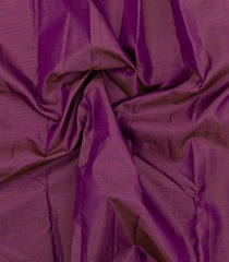 Dark Purple Handloom Kanchipuram Silk Saree With Vairaoosi Stripes-KA13987