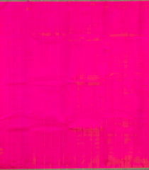 Hot Pink Handloom Kanchipuram Silk Saree With Deer Buttas-KA15774