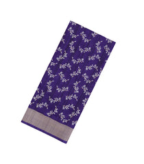 Violet Printed Art Dola Silk Saree With Zari Border-BL5738