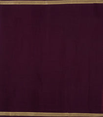 Peach Woven Mysore Silk Saree With Contrast Zari Border-MS3612