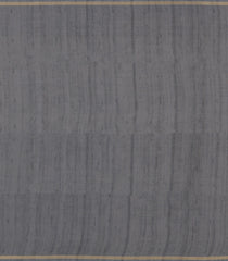 Taupe Woven Synthetic Manipur Silk Saree With Blue Printed Bird Motifs-BL4952