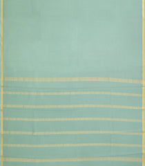 Grey Woven Mysore Silk Saree With Zari Border-MS3691