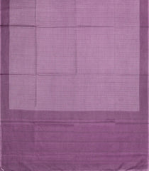 Lavender Woven Tussar Silk Saree With Diamond Motifs-TU3320