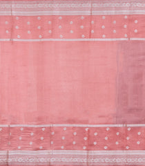 Maroon Woven Banarasi Poona Silk Saree With Checks & Buttas-BP1007