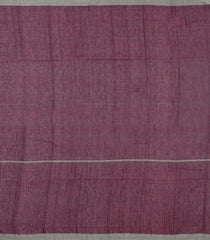 Maroon Handloom Bengal Cotton Saree With Buttas & Contrast Border-BG1971