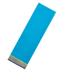 Sky Blue Woven Mysore Silk Saree With Contrast Border-MS3722