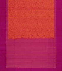 Red Handloom Soft Silk Saree With Floral Motifs-SO4612