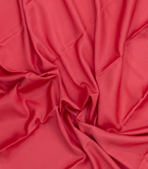 Peach Woven Mysore Silk Saree With Contrast Border-MS3716