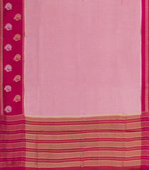 Dusty Pink Woven Blended Viscose Saree With Buttas-BL5693