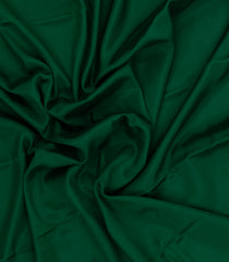 Dark Green Woven Mysore Silk Saree With Contrast Zari Border-MS3608