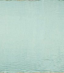 Cyan Woven Banarasi Khaddi Georgette Silk Saree With Stripes-BE1942