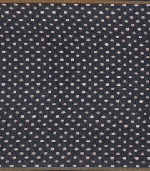 Midnight Blue Printed Art Chanderi Saree With Zari Border-BL5017