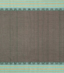 Green Handloom Kanchi Cotton Saree With Stripes-KC1775
