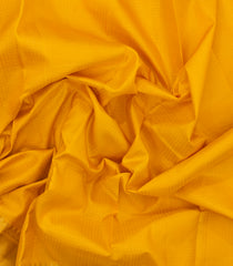 Yellow Kanchipuram Silk Saree With Zari Checks-KA14199