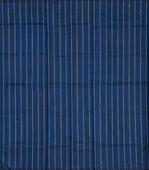 Navy Blue Handloom Banarasi Silk Saree With Floral Buttas-BE1612
