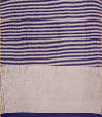 Violet Woven Banarasi Khaddi Georgette Silk Saree With Stripes-BE1940