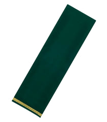 Dark Green Woven Mysore Silk Saree With Zari Border-MS3693