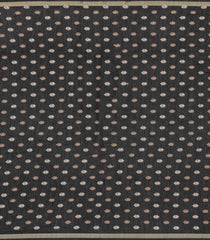Black Printed Art Chanderi Saree With Zari Border-BL5016