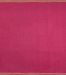 Pink Woven Tussar Silk Saree With Floral Motifs-TU3261