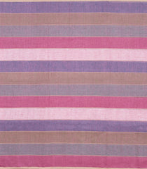 Multi Colour Woven Linen Saree With Stripes-LI0746