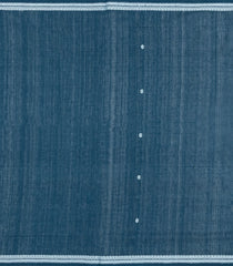 Navy Blue Woven Kadapa Cotton Saree With Buttas-KN0699