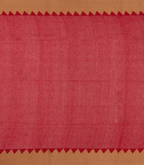 Red Handloom Bengal Cotton Saree With Buttas-BGG1951