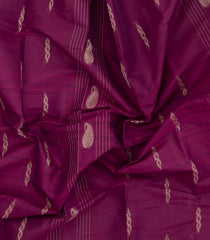 Pink Woven Rasipuram Cotton Saree With Floral Motifs-RA2651