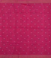 Chesnutt Pink Printed Tussar Silk Saree With Checks & Printed Pallu-TU3687