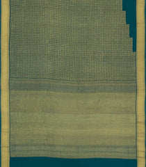 Dark Green Woven Mysore Silk Saree With Floral Motifs-MS3389