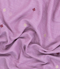 Lavender Woven Bengal Cotton Saree With Buttas-BG1913