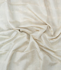 Off White Woven Kora Soft Silk Saree With Checks & Contrast Pallu-SO4752