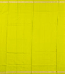 Lemon Yellow Handloom Uppada Silk Saree With Meena Buttas-UP0433