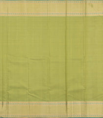 Lavender Handloom Kanchipuram Silk Saree With Floral Stripes-KA13744