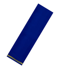 Blue Woven Mysore Silk Saree With Mango Border-MS3371