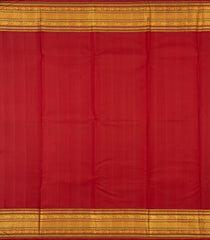 Navy Blue Handloom Korvai Kanchipuram Silk Saree With Zari Buttas-KA16685
