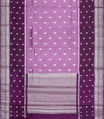 Lavender Woven Banarasi Poona Silk Saree With Checks & Buttas-BP1006