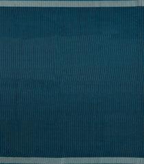 Navy Blue Printed Synthetic Tussar Silk Saree With Zari Stripes & Border -SY0087