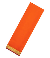 Mustard Woven Mysore Silk Saree With Contrast Border-MS3860