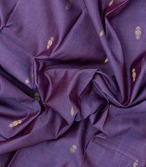 Lilac Handloom Kanchipuram Silk Saree With Zari Buttas-KA15196