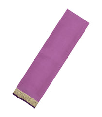 BubbleGum Pink Woven Mysore Silk Saree With Contrast Border-MS3415