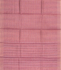 Dusty Pink Woven Tussar Tissue Silk Saree With Checks-TU3452