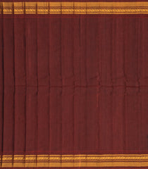 Indigo Handloom Gadwal Silk Cotton Saree With Buttas-GA0259