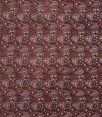 Brown Woven Bengal Cotton Saree With Stripes & Contrast Pallu-BG1891