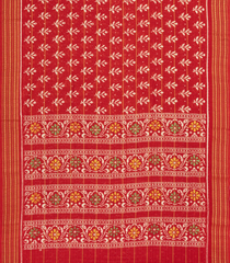 Red Printed Synthetic Dola Silk Saree With Zari Border-BL5056