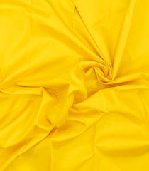 Lemon Yellow Handloom Korvai Kanchipuram Silk Saree With Teal Border-KA16342