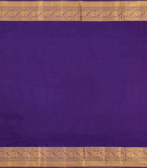 Lemon Yellow Handloom Korvai Kanchipuram Silk Saree With Buttas-KA16426