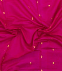 Pink Handloom Maheswari Silk Cotton Saree With Floral Buttas-SC4953